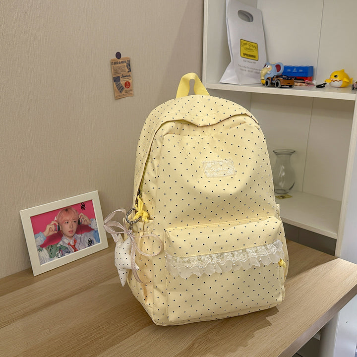 Cute Polka Dot Casual Backpack Kalsten