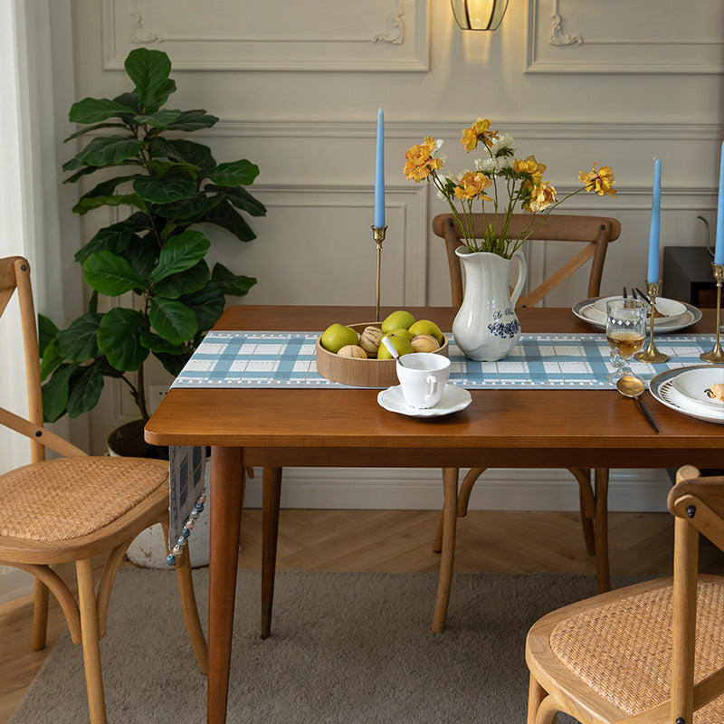 Classic Checkered Table Runner