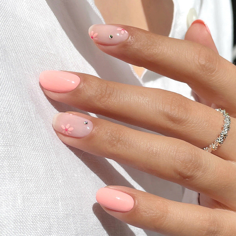 Floral Design Press-On Nails Kalsten
