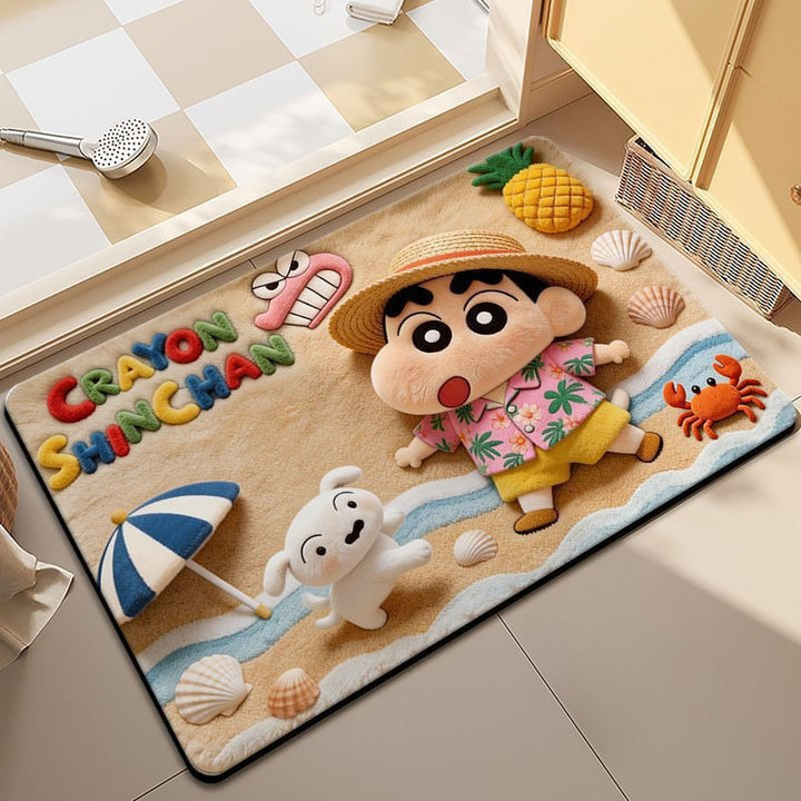 Cartoon-Themed Plush Area Mat Kalsten