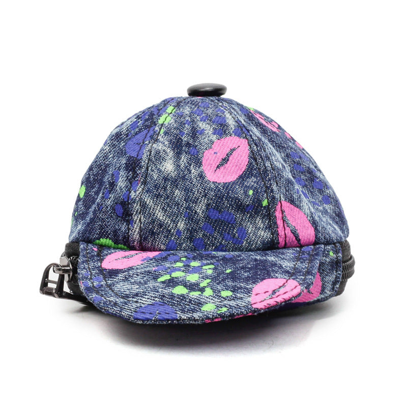 Denim Print Adjustable Cap Kalsten