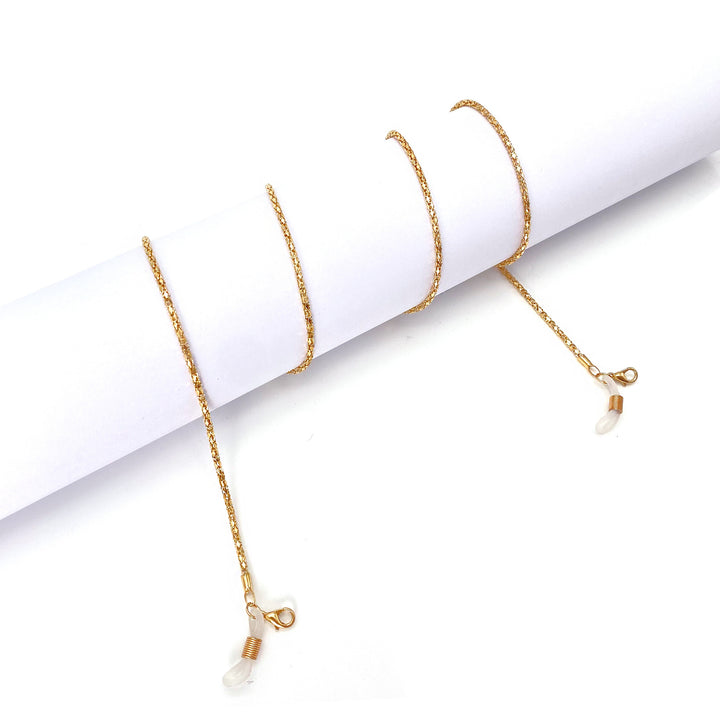 Chic Crystal-Accented Eyewear Chain Kalsten