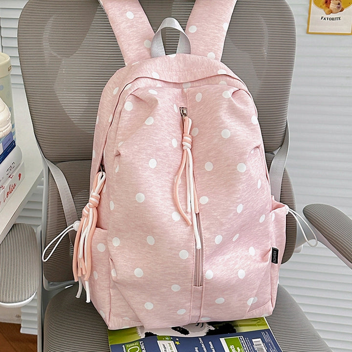 Polka Dot Patterned Casual Backpack Kalsten