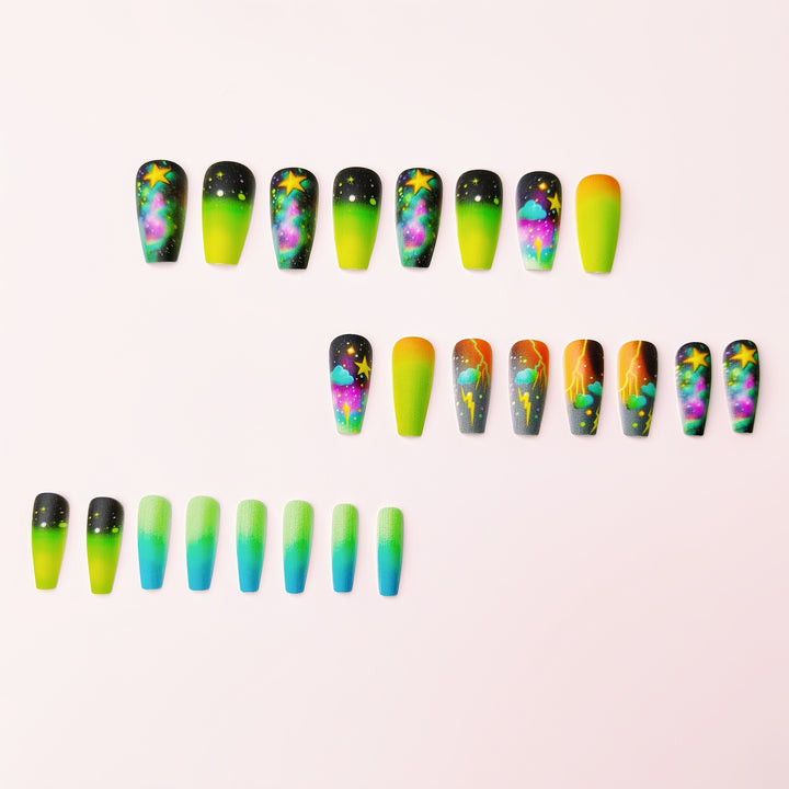 Cosmic Adventure Nail Art Kalsten