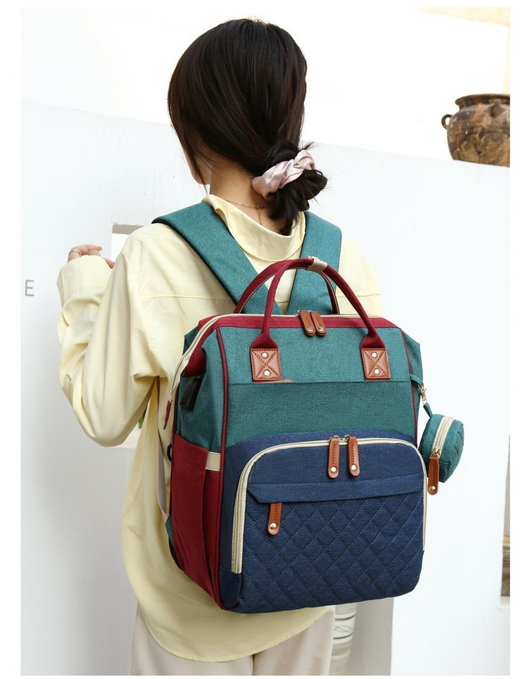 Multi-Functional Quilted Backpack Kalsten