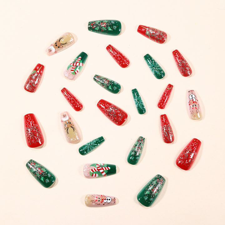 Festive Themed 3D Nail Art Extensions Kalsten
