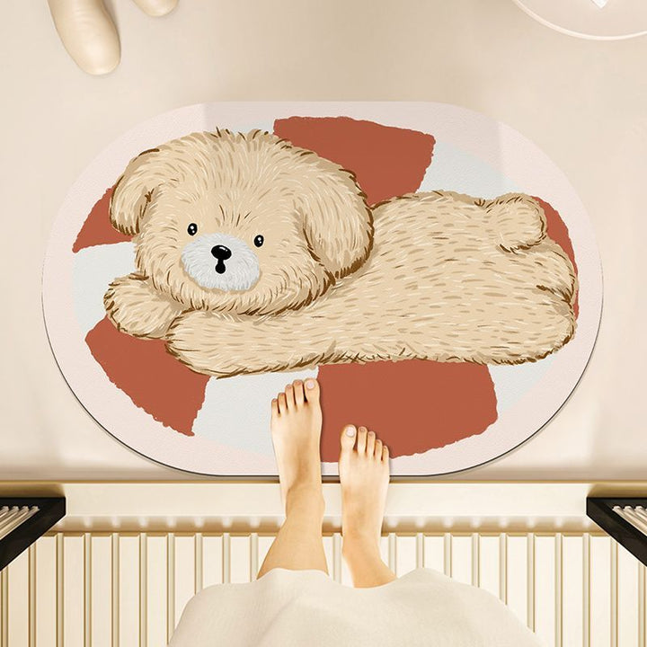 Natural Textured Bath Mat