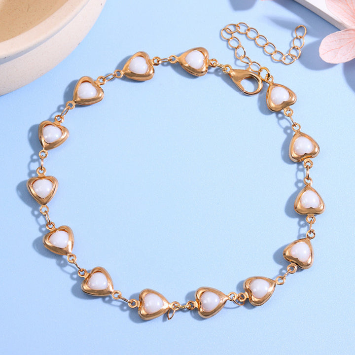 Charming Heart-Shaped Statement Bracelet Kalsten