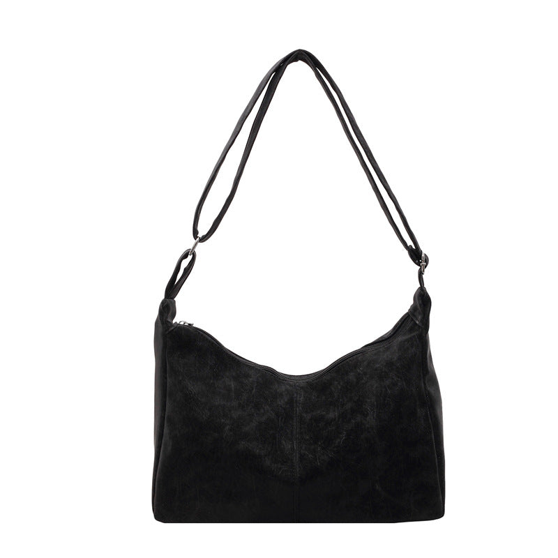 WoSoft Textured Faux Leather Hobo Bag Kalsten