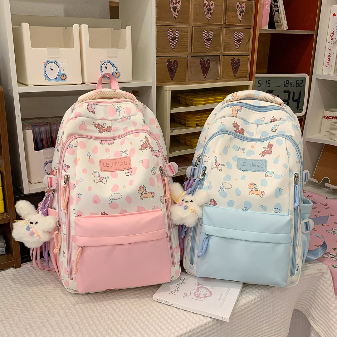 Playful Cartoon Character Backpack Kalsten