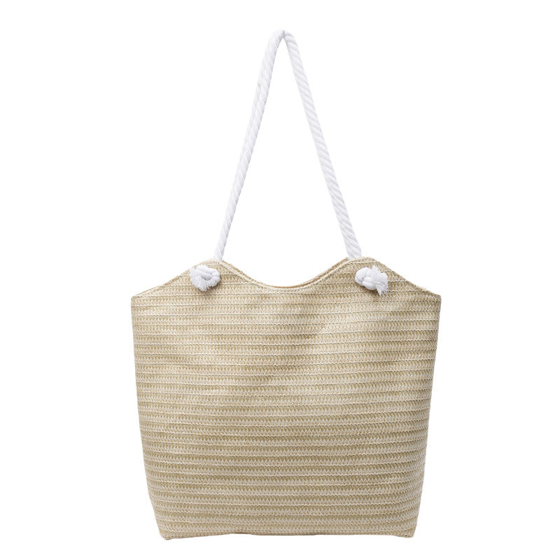 Spacious Striped Beach Tote Kalsten