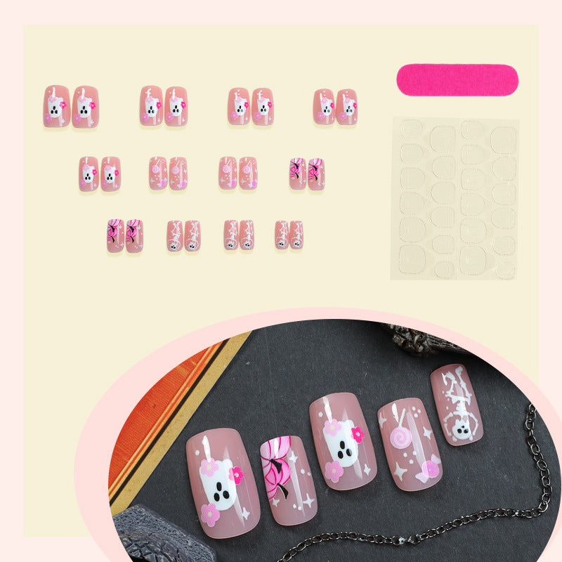 Playful Themed Press-On Nail Set Kalsten
