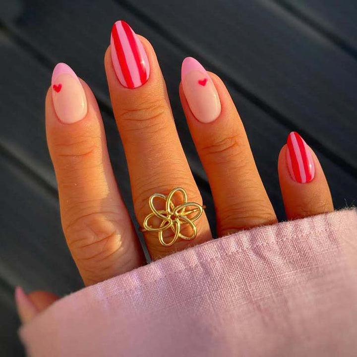 Creative Striped Nail Art