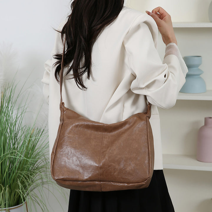 Elegant Leather Shoulder Bag Kalsten