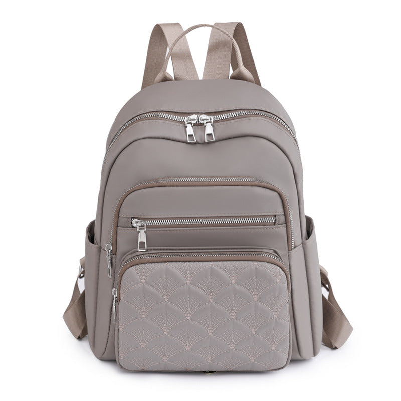 Quilted Multi-Pocket Backpack Kalsten