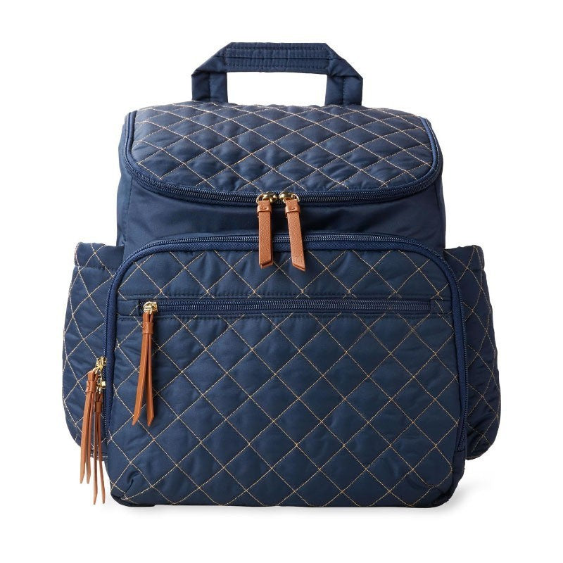 Multi-Functional Quilted Diaper Bag Backpack Kalsten