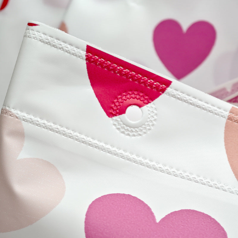 Heart Patterned Shower Curtain Kalsten
