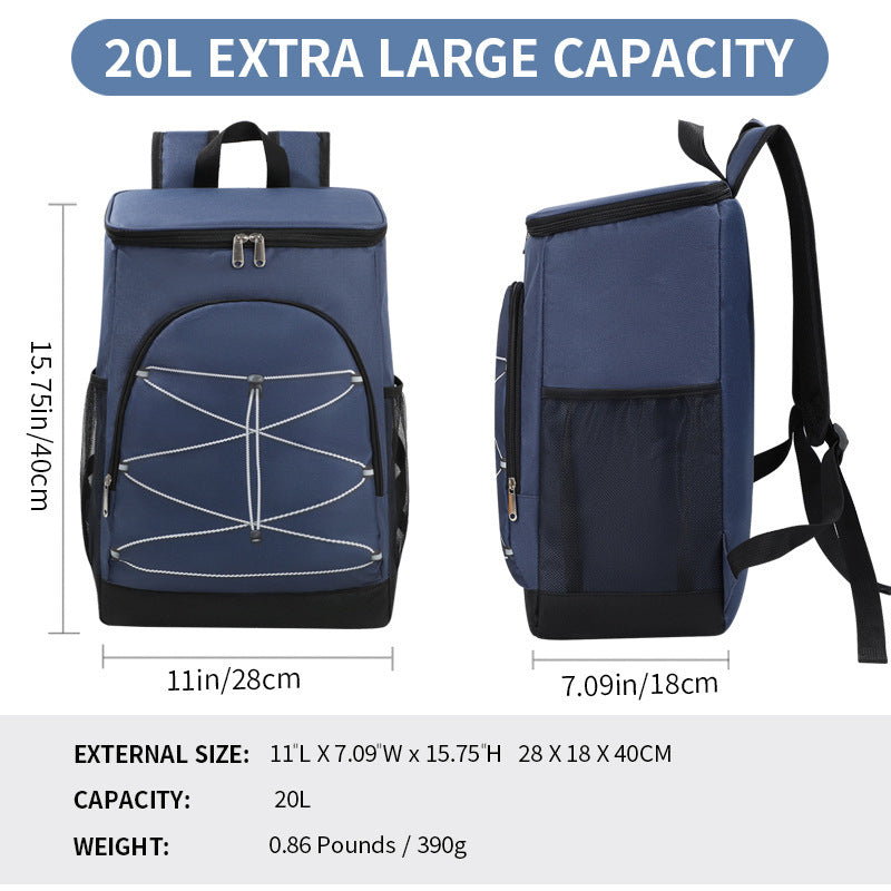 Insulated Multi-Compartment Food Carrier Backpack