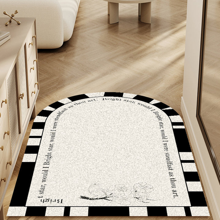 Elegant Textured Welcome Mat