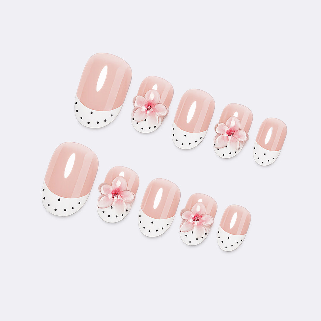 Detailed Floral Design Press-On Nails kalsten