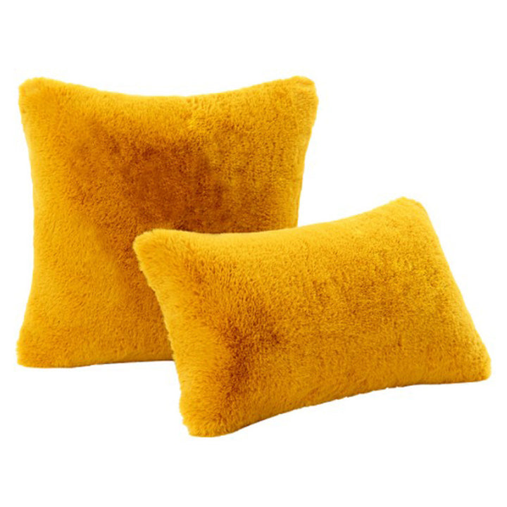 Plush Texture Decorative Pillow