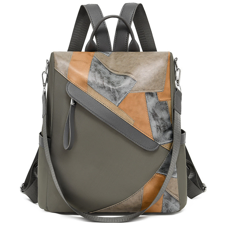 Stylish Patchwork Backpack