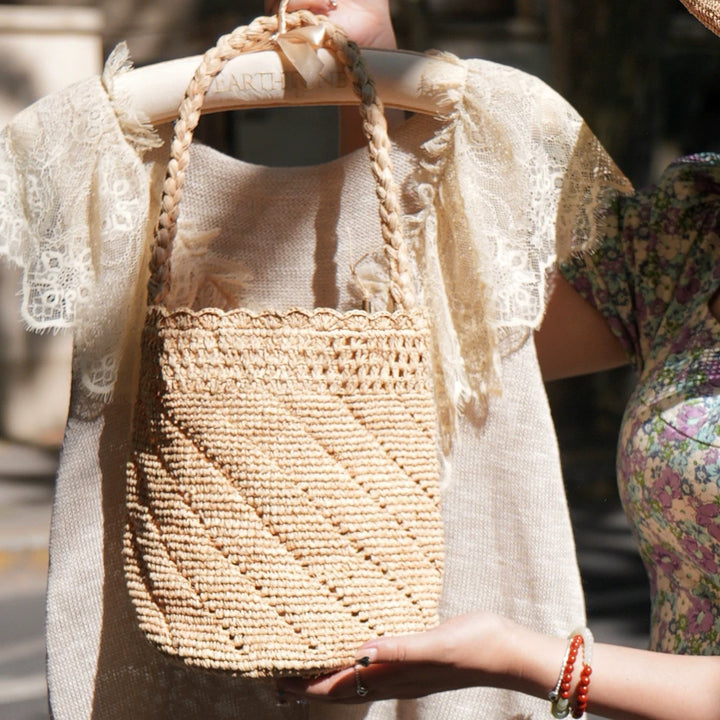 Handmade Macrame Bag with Unique Structure Kalsten