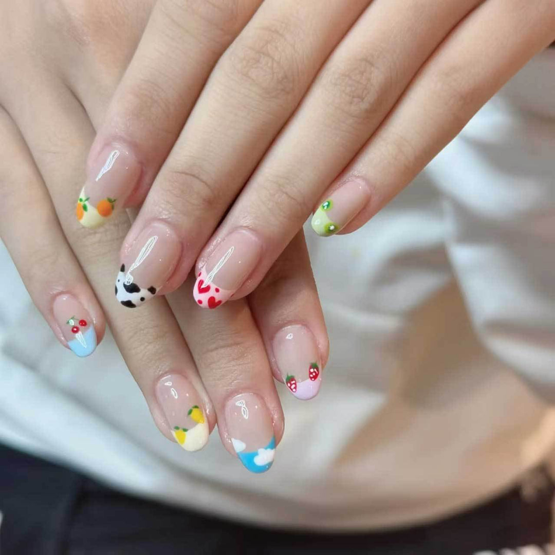 Creative Fruit-Themed Nail Art Kit