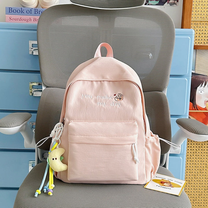 Casual Embroidered Mini Backpack Kalsten