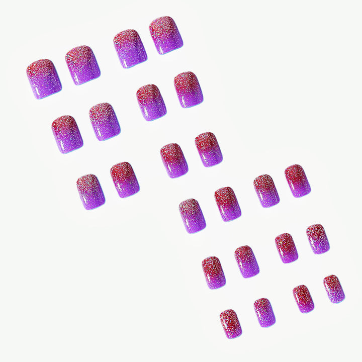 Glamorous Ombre Artificial Nails Kalsten