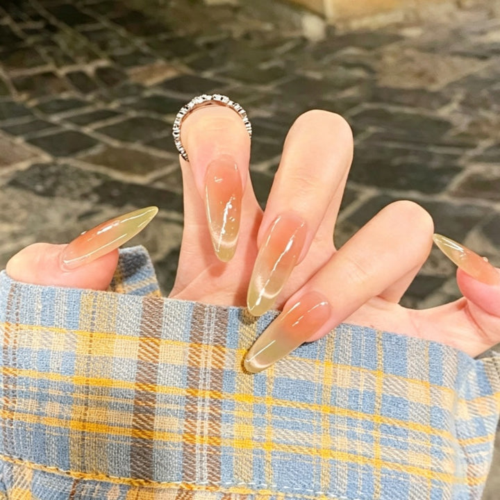 Stylish Long Stiletto Press-On Nails Kalsten