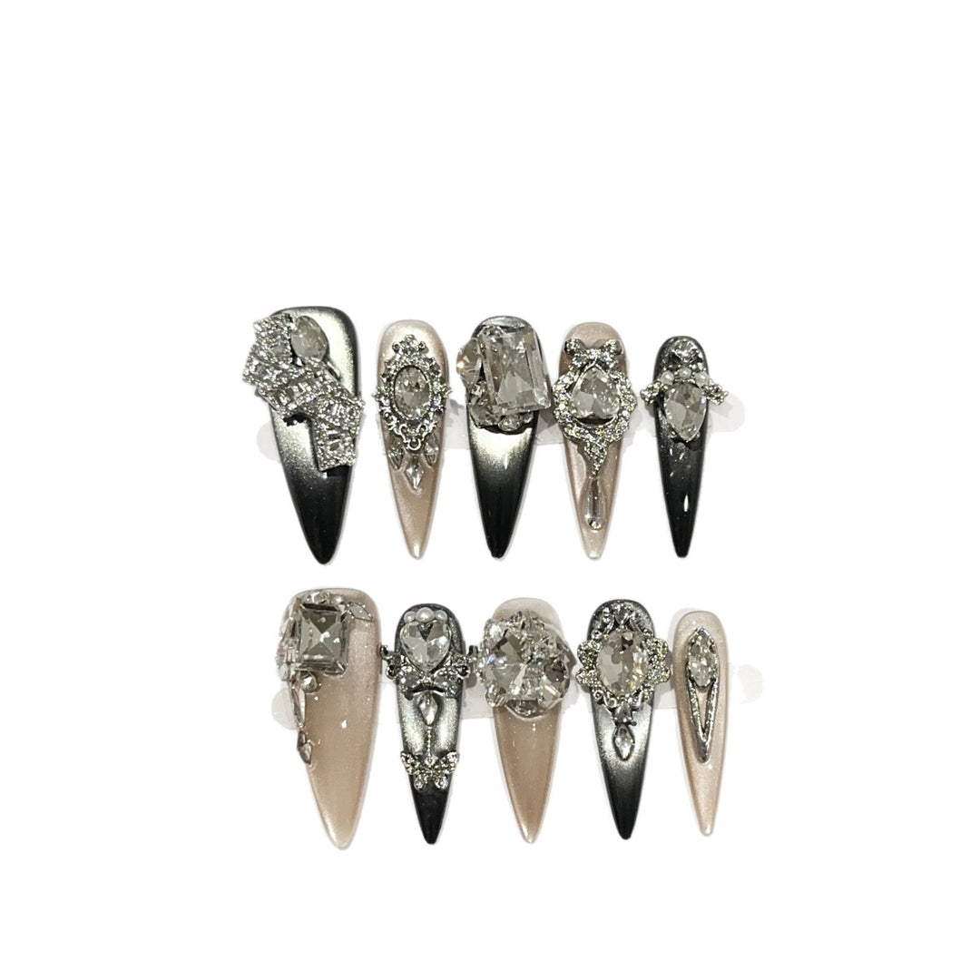 Premium Decorative Press-On Nail Set