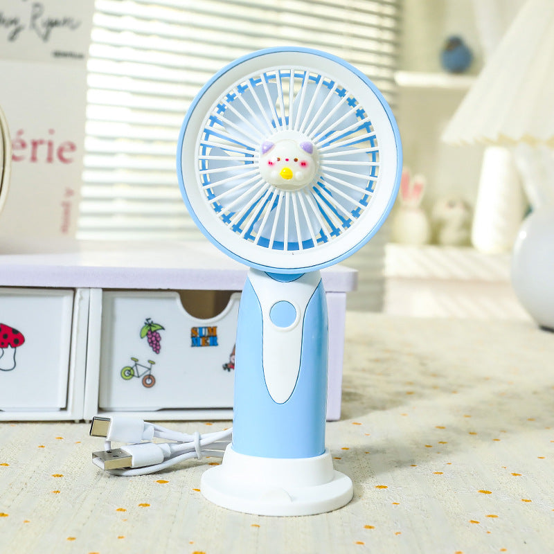 Women's Portable Handheld Fan with Animal Design Kalsten