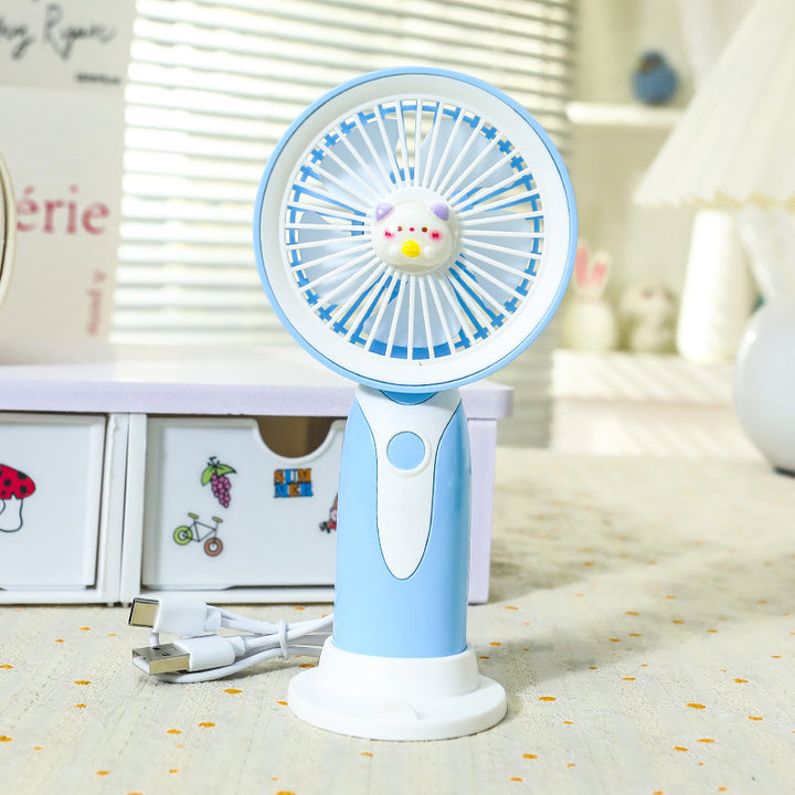 Women's Portable Handheld Fan with Animal Design Kalsten