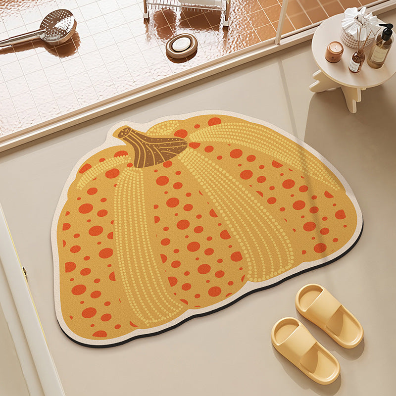 Decorative Pumpkin Shaped Area Mat