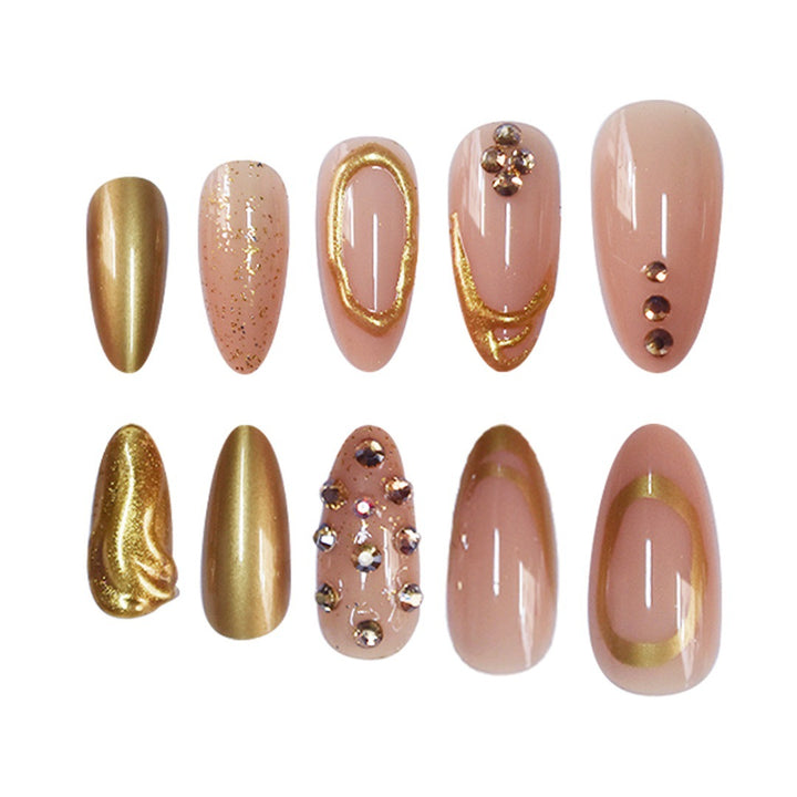 Glamorous 3D Nail Art Extensions Kalsten