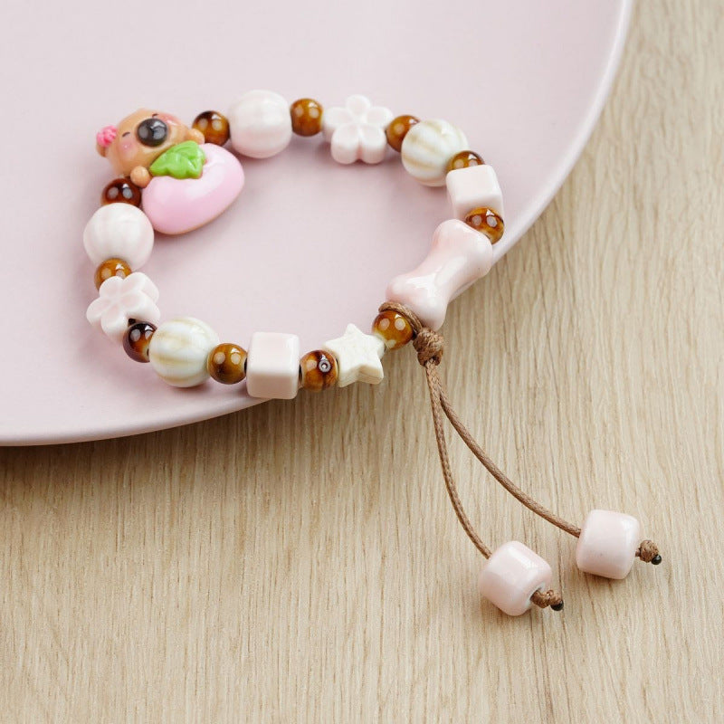 Heart-Shaped Beaded Bracelet Kalsten