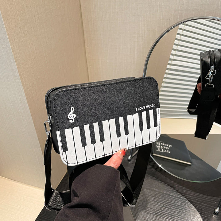 Musical-Themed Crossbody Bag