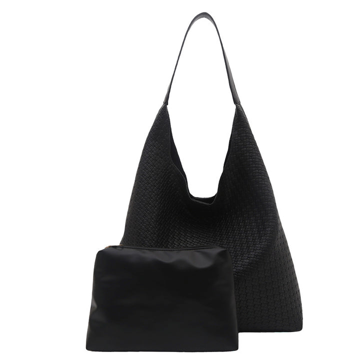 WoTextured Fabric Slouchy Tote Bag Kalsten