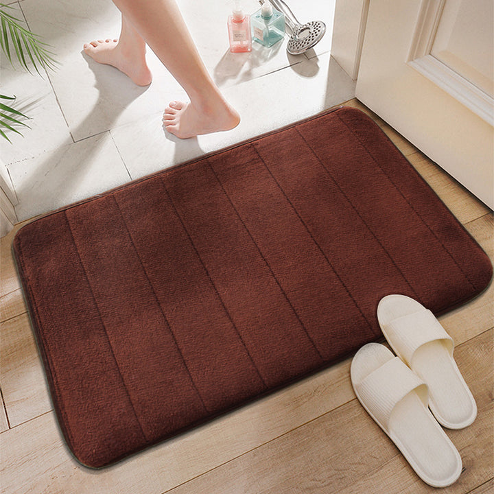 Plush Bathroom Mat Kalsten