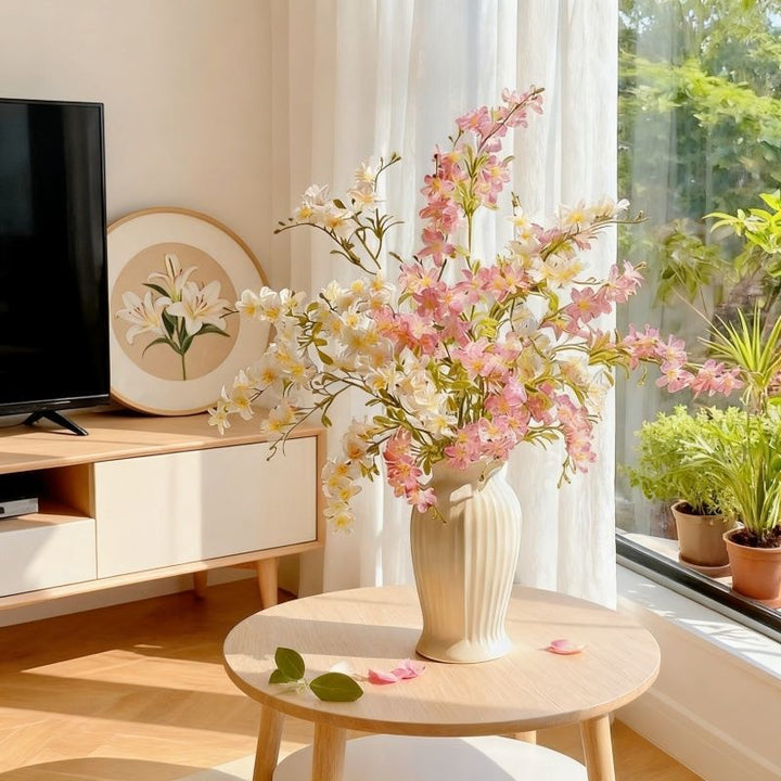Lifelike Floral Bouquet Display