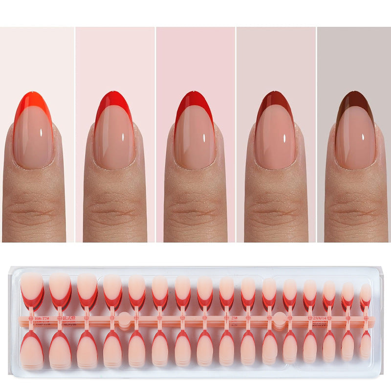 Gradient French Tip Press-On Nails Kalsten