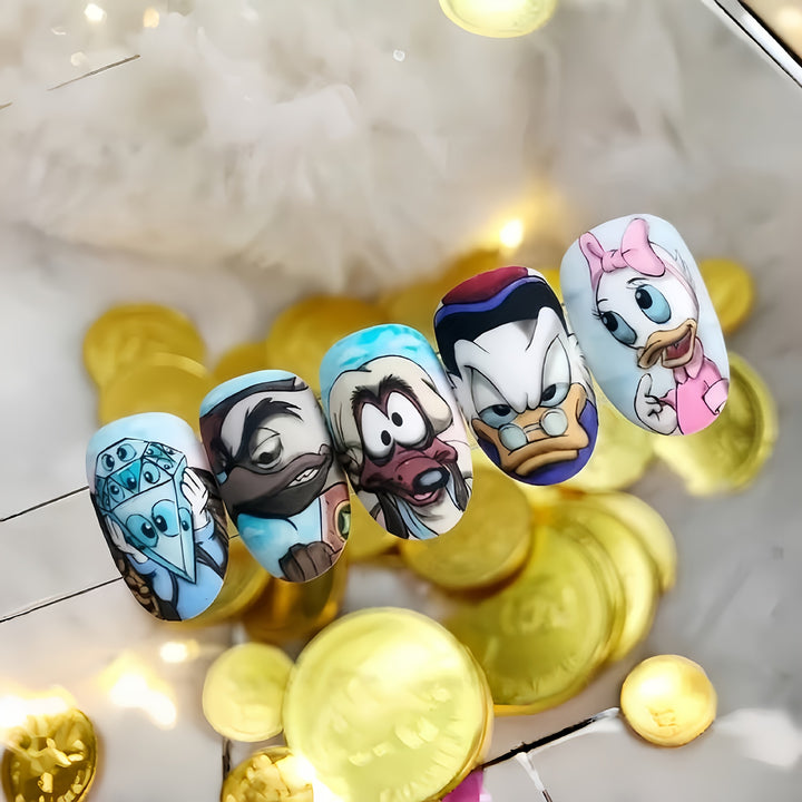 Premium Nail Art with Disney Characters Kalsten
