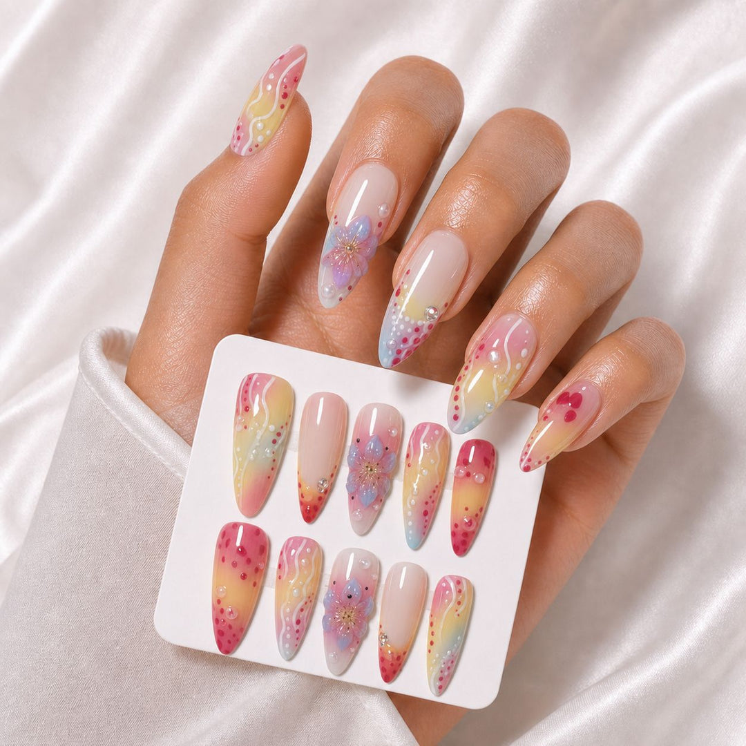 Artistic Gel Press-On Nail Extensions Kalsten