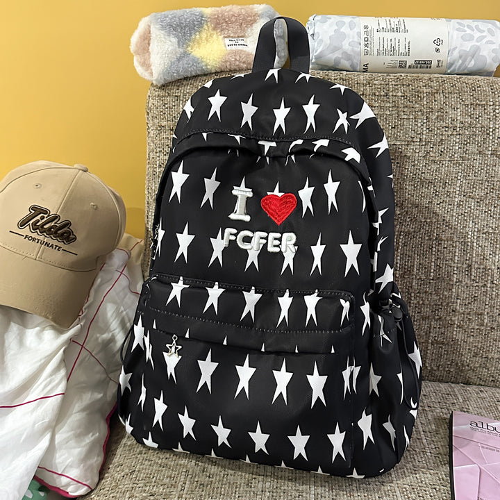Casual Star-Patterned Backpack Kalsten