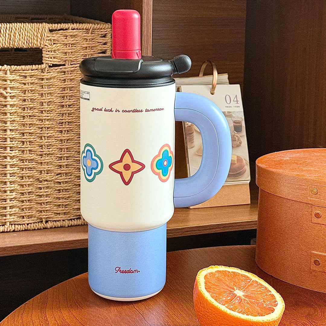 Women's drinking container with cheerful cat design Kalsten