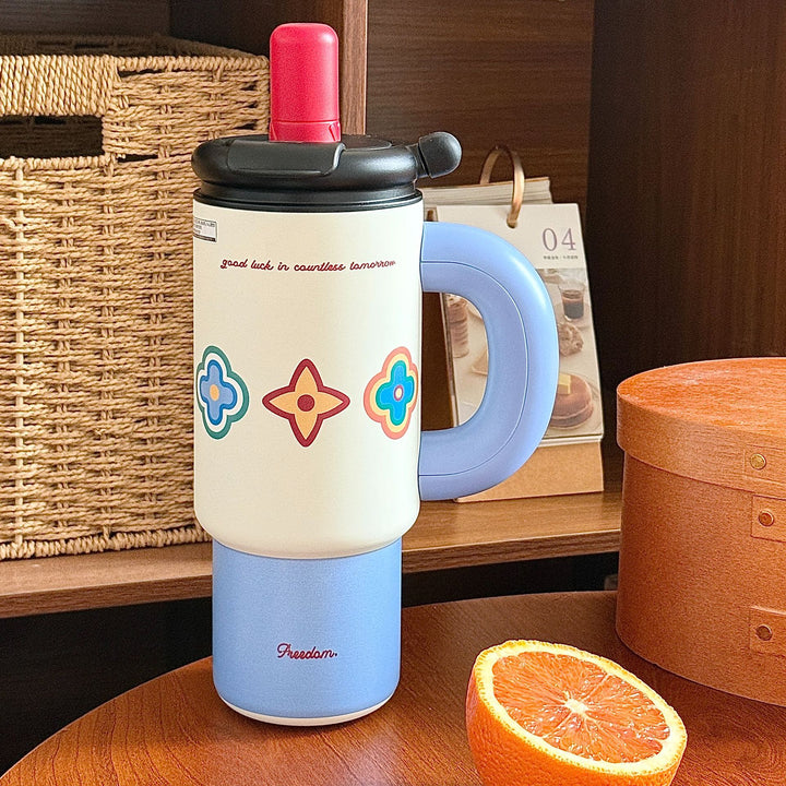 Women's drinking container with cheerful cat design Kalsten