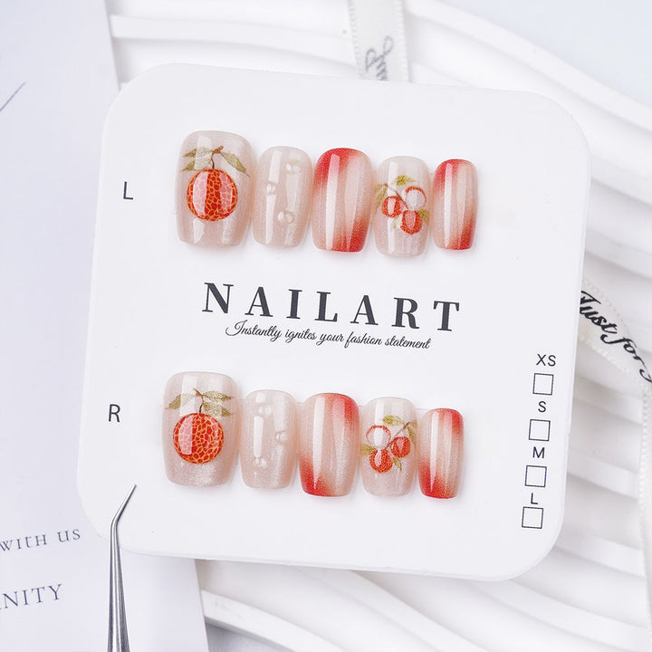 Artistic 3D Butterfly Press-On Nail Set Kalsten