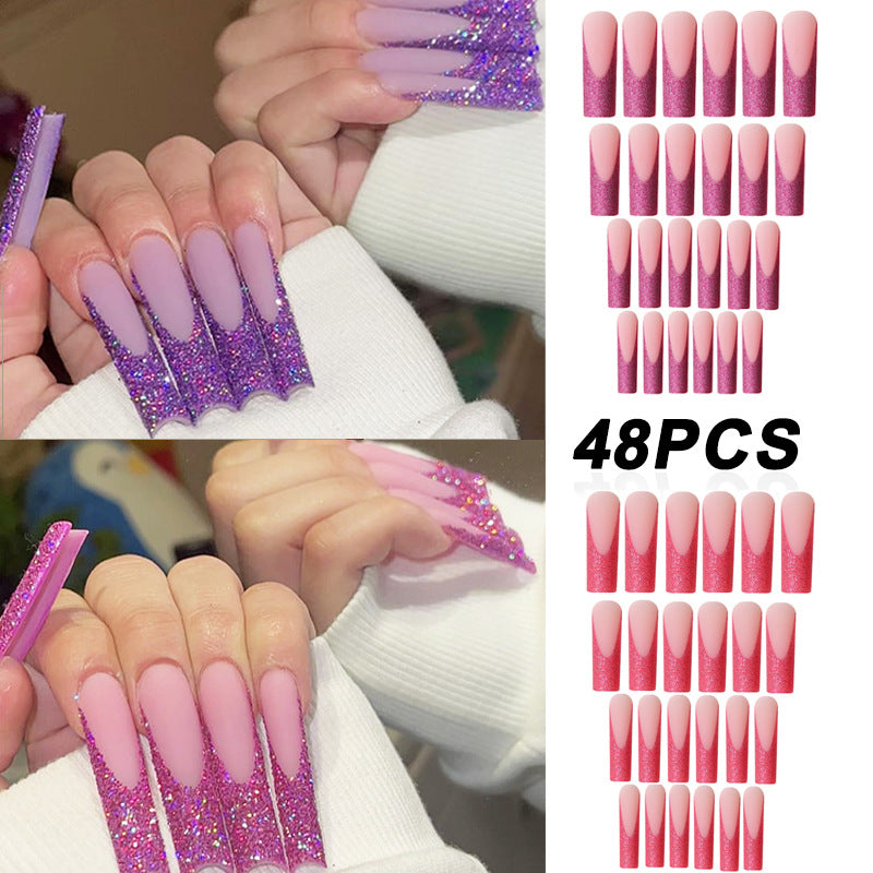 Glitter Ombre Press-On Nail Set Kalsten