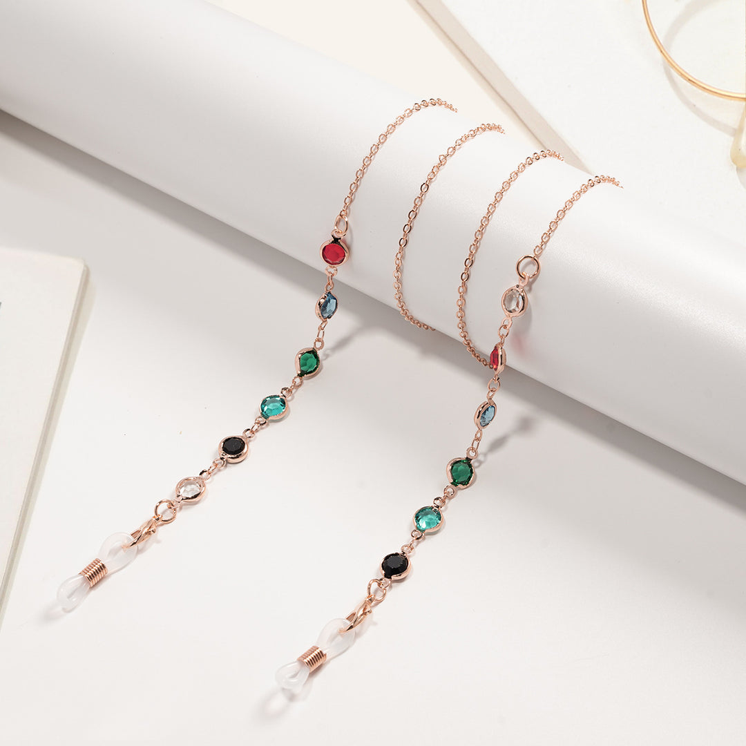 Decorative Crystal Eyewear Chain Kalsten